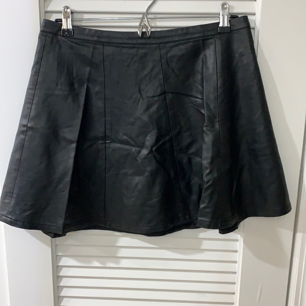 Jessica Simpson Black “Leather” Skirt